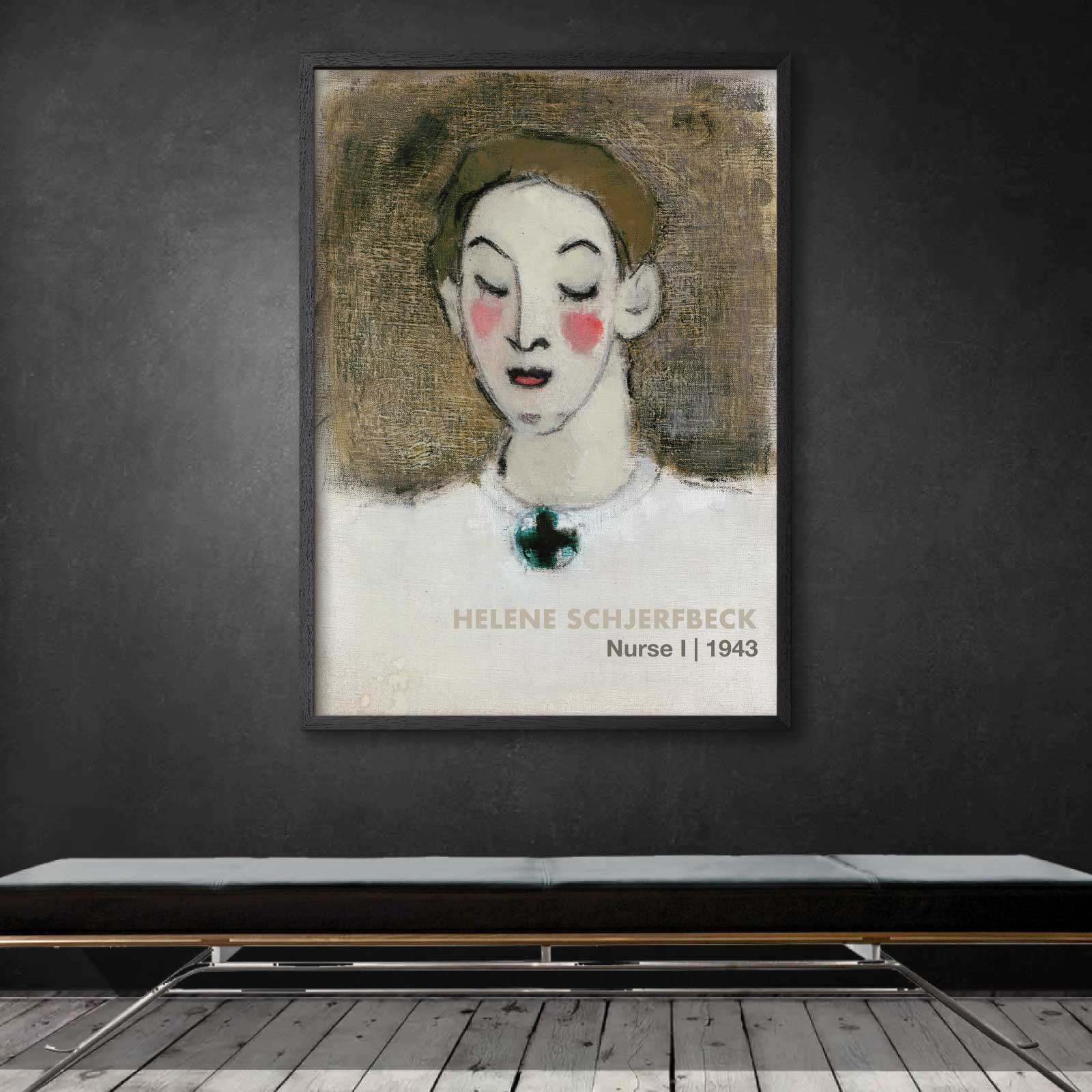 Kunstplakat Helene Schjerfbeck Nurse I Kunstplakat Helene Schjerfbeck Nurse I