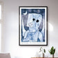 Art poster with Paul Klee "Angel Applicant"