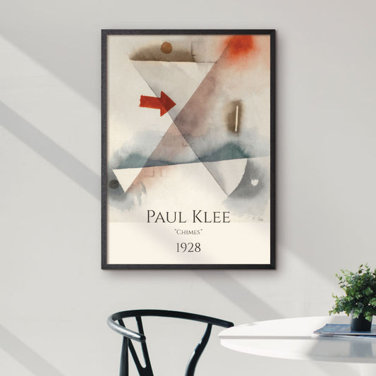 Art poster featuring Paul Klee's "Chimes"