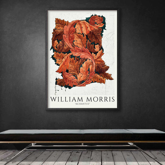 Art poster with William Morris "Archantus"
