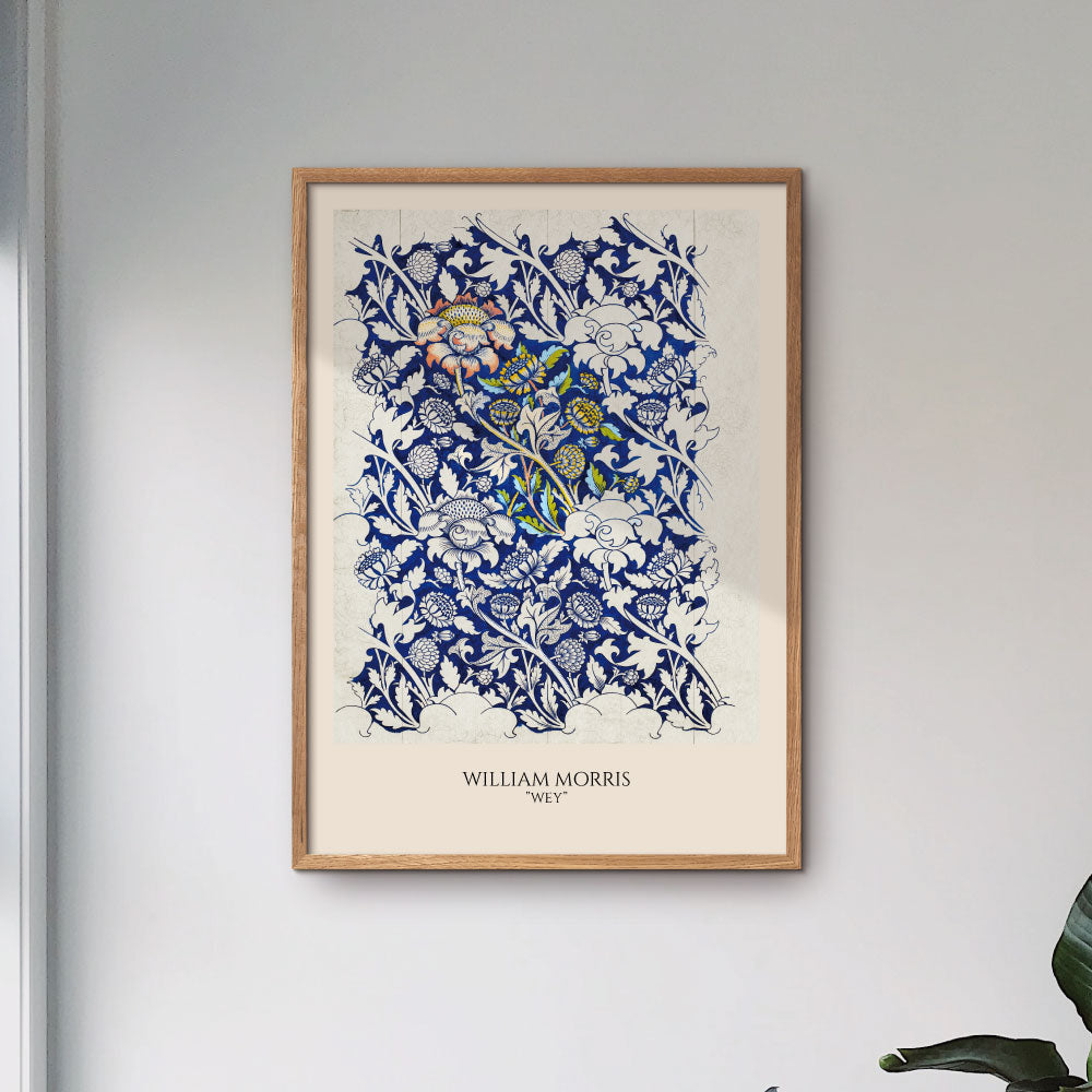 Art poster with William Morris "Wey"