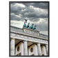 Berlin fotokunst plakat med berømte Brandenburger Tor