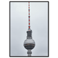 berlin plakat med det berømte fernsehturm eller fjernsynstårn