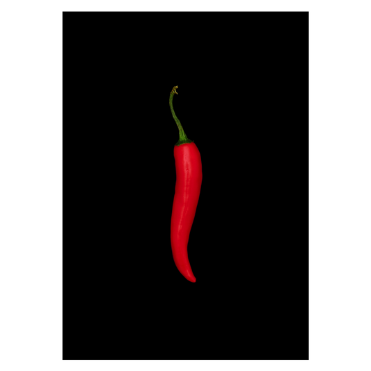 Chili på svart
