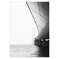danmarksplakat i sort hvid med Storebæltsbroen