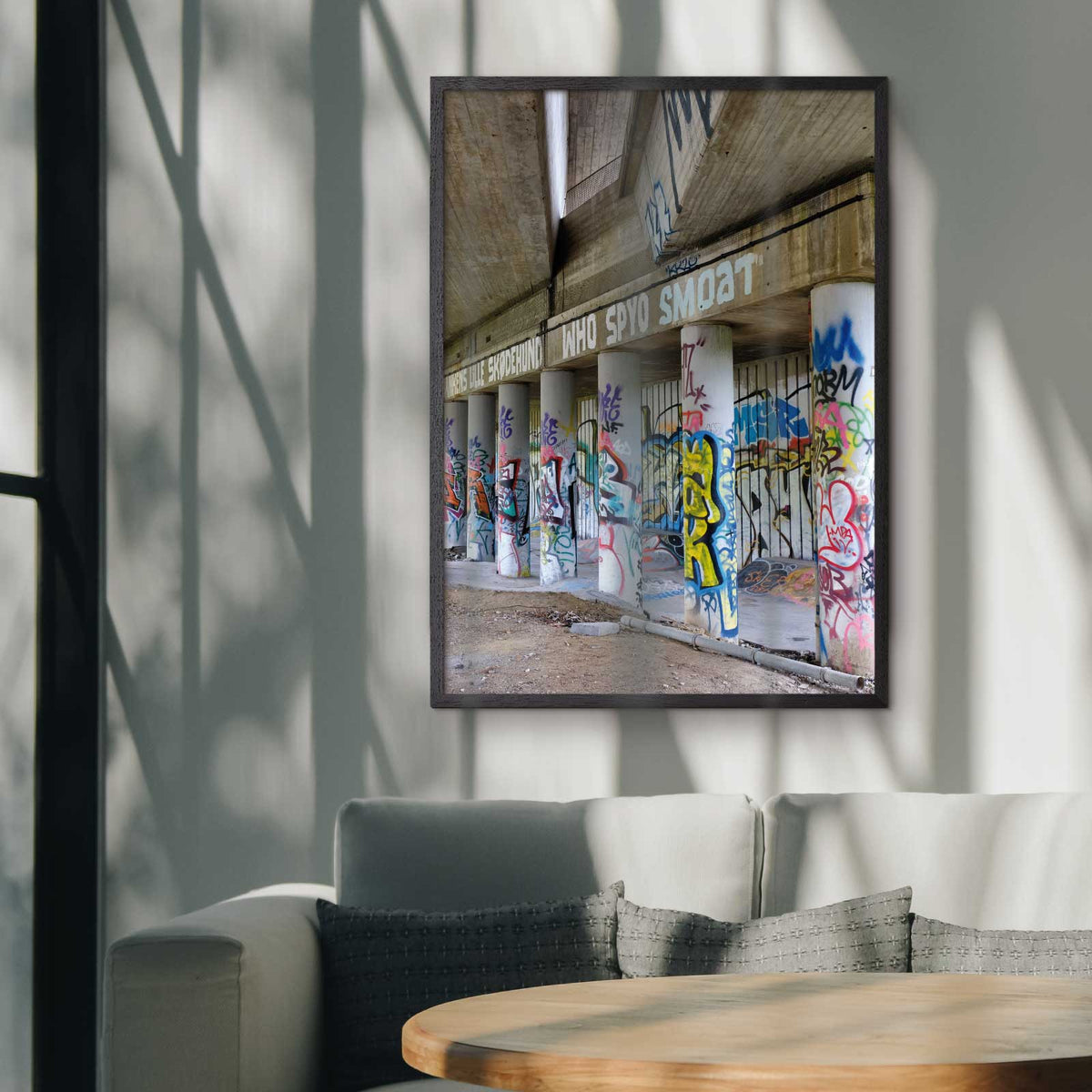 Byplakat fra København med Off GRid Skaterpark