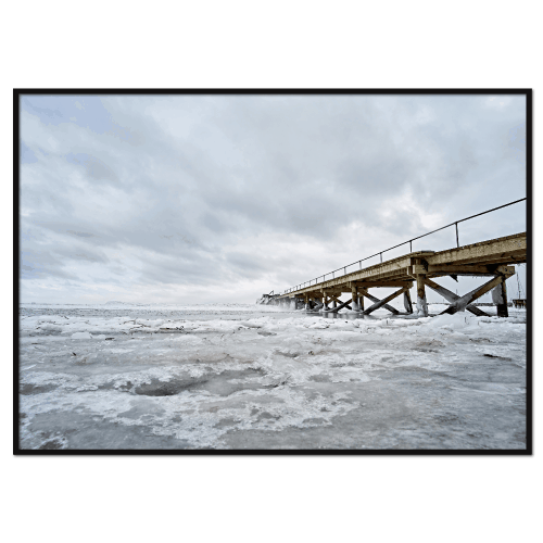 Dramatic Ice Covered Sea