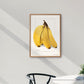 Kitchen poster with hand drawn bananas