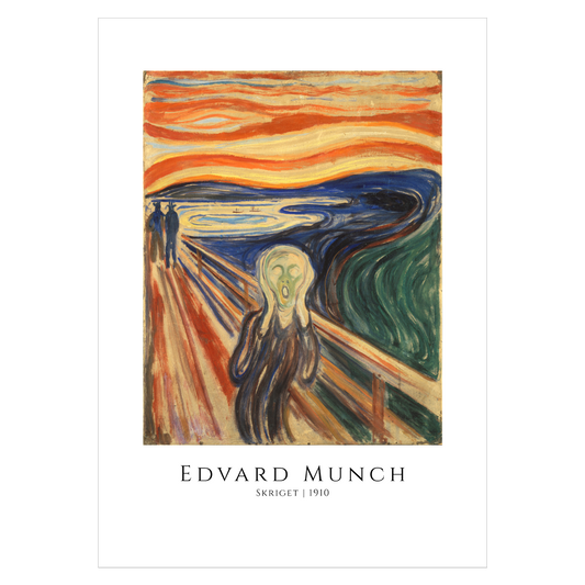 Edvard Munch "The Scream 1910" framed
