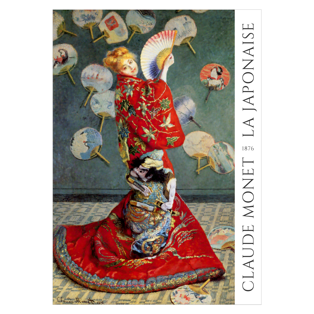 Kunstplakat med Claude Monet "La Japonaise"