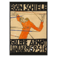 Galerie Arnot udstillingsplakat med Egon Schiele