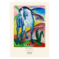 Kunstplakat med Franz Marc "Blue Horse"