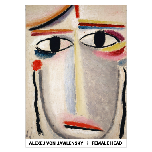 Kunstplakat med Alexej von Jawlensky "Female Head"