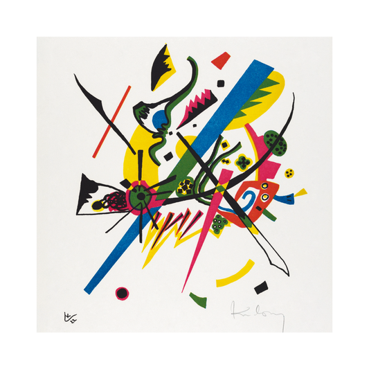 Kunstplakat med Wassily Kandinsky "Kleine Welten 1"