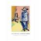 Kunstplakat med Vilhelm Lundstrøms "Pjerrot og Columbine"