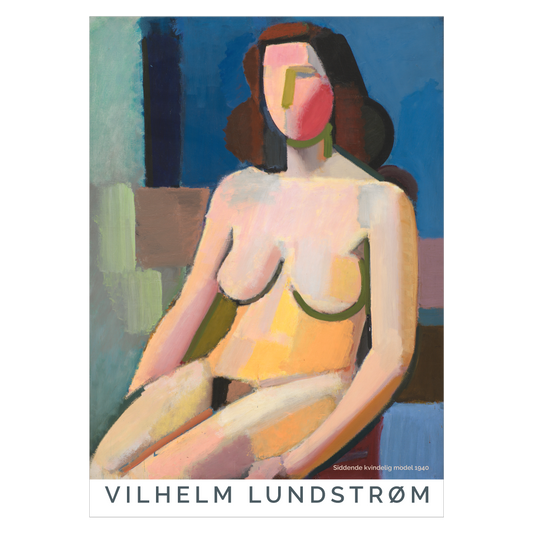 Vilhelm Lundstrøm "Siddende Kvindelig Model 1940"