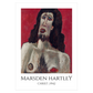 Kunstplakat med Marsden Hartley "Christ"