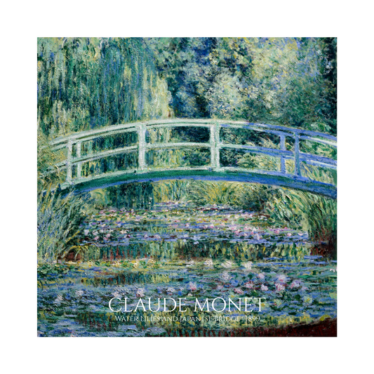 Kunstplakat med Monets "Water Lilies and Japanese Bridge"