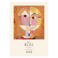 Kunstplakat med Paul Klees "Senecio"