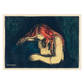 Kunstplakat med "Vampire ll" af Edvard Munch