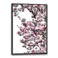 magnolia plakat med lyserøde blomster
