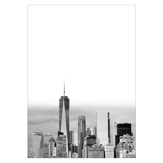 new york plakat med manhattan skyline