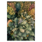 naturbillede af efterårsskov taget fra drone