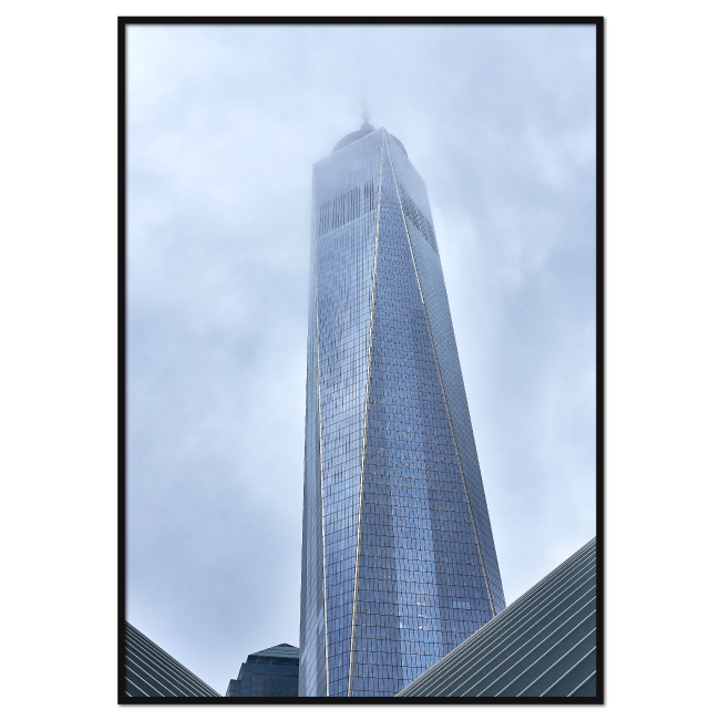 New York poster med One World Trade Center