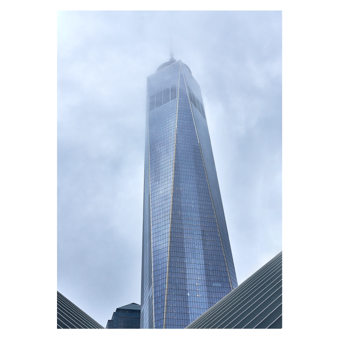 New York Plakat med One World Trade Center