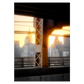 new york plakat - solnedgang over manhattans skyskrabere