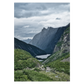 Norge plakat med bjergene ved Aursjøvegen