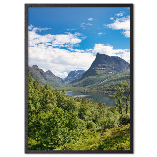 norge plakat med naturmotiv fra Innerdalen