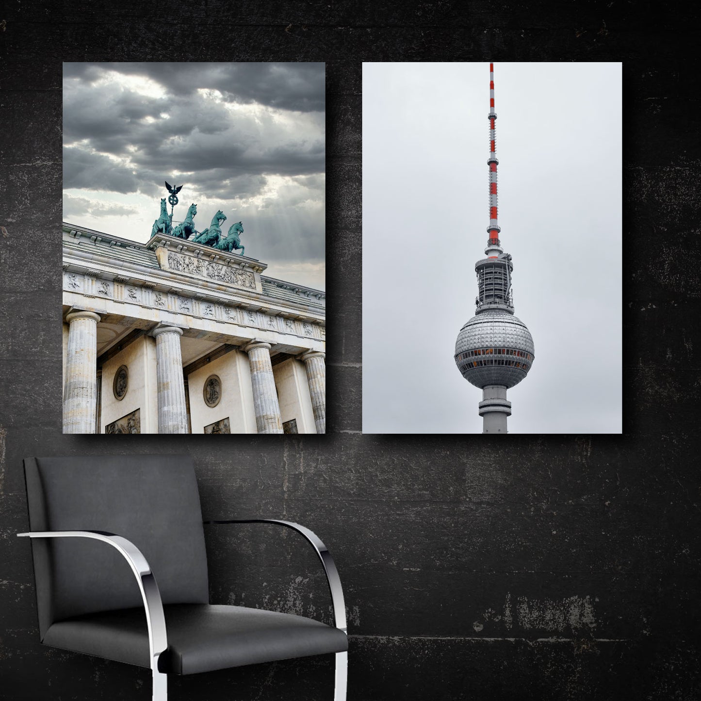 plakatpar med Berlin billeder side by side