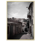 Provence billede med et gademotiv fra Valensole