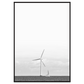 fotokunst plakat med vindmølle på havet