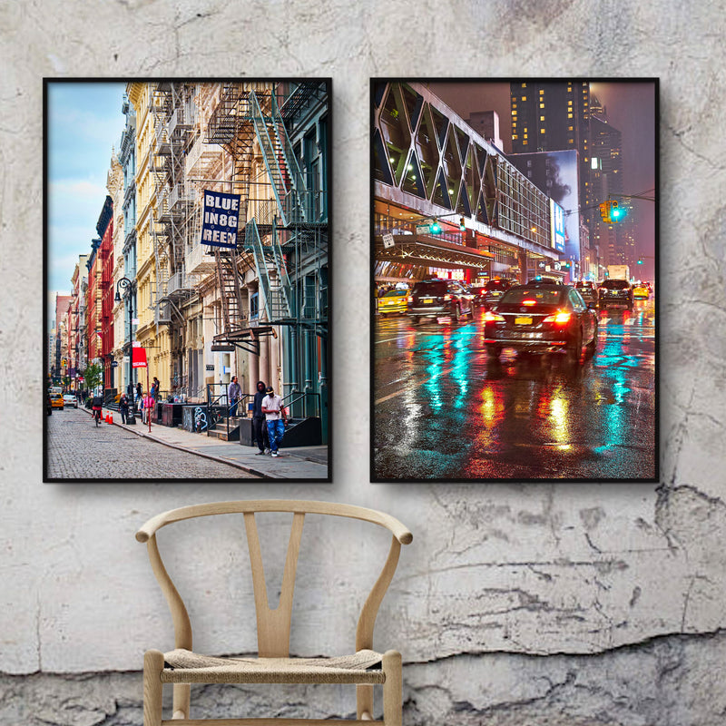 to New York plakater hænger på en væg